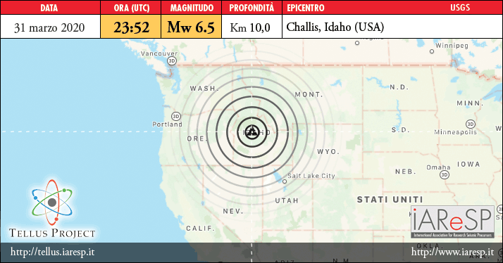 Terremoto oggi