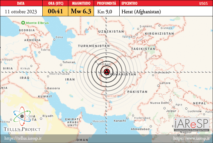 Terremoto oggi
